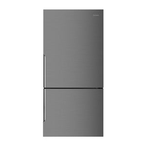 Westinghouse 528L Bottom Mount Fridge Dark Stainless WBE5300BBR, Front view
