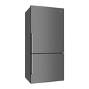 Westinghouse 528L Bottom Mount Fridge Dark Stainless WBE5300BBR, Front right view