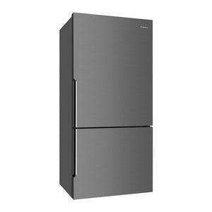 Westinghouse 528L Bottom Mount Fridge Dark Stainless WBE5300BBR, Front right view