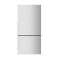 Westinghouse 528L Bottom Mount Fridge Stainless WBE5300SBR, Front view
