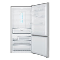 Westinghouse 528L Bottom Mount Fridge Stainless WBE5304SBR, Front view with open doors