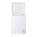 Westinghouse WCM1400WE 145L Chest Freezer, Front view with door open