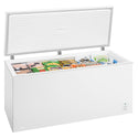 Westinghouse 500L Chest Freezer WCM5000WD, Front right view with open top