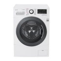 LG 11kg Front Load Washing Machine with TrueSteam WD1411SBW, Front view