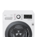 LG 11kg Front Load Washing Machine with TrueSteam WD1411SBW, Panel perspective view