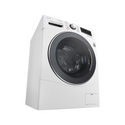 LG 11kg Front Load Washing Machine with TrueSteam WD1411SBW, Front right view
