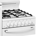Westinghouse WDG101WBNGL Gas Freestanding 80L Stove/Oven, Stove front view