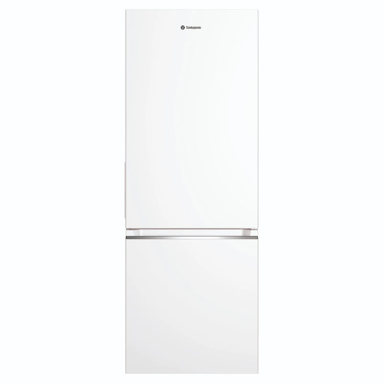 Westinghouse 308L Bottom Freezer Fridge - White WBB3100WKX, Front View