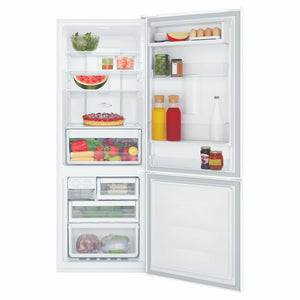 Westinghouse 308L Bottom Freezer Fridge - White WBB3100WKX, Front View With Door Open Storages