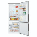 Westinghouse 425L Bottom Freezer Fridge - Silver WBE4302ACR, Front View With Door Open Storages