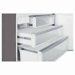 Westinghouse 496L Bottom Mount Frost Free Fridge WBE5300BCR, Drawers Open View