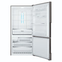 Westinghouse 496L Bottom Mount Frost Free Fridge WBE5300BCR, Front View With Door Open