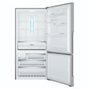 Westinghouse 496L Bottom Mount Frost Free Fridge WBE5300SCR, Front View With Door Open