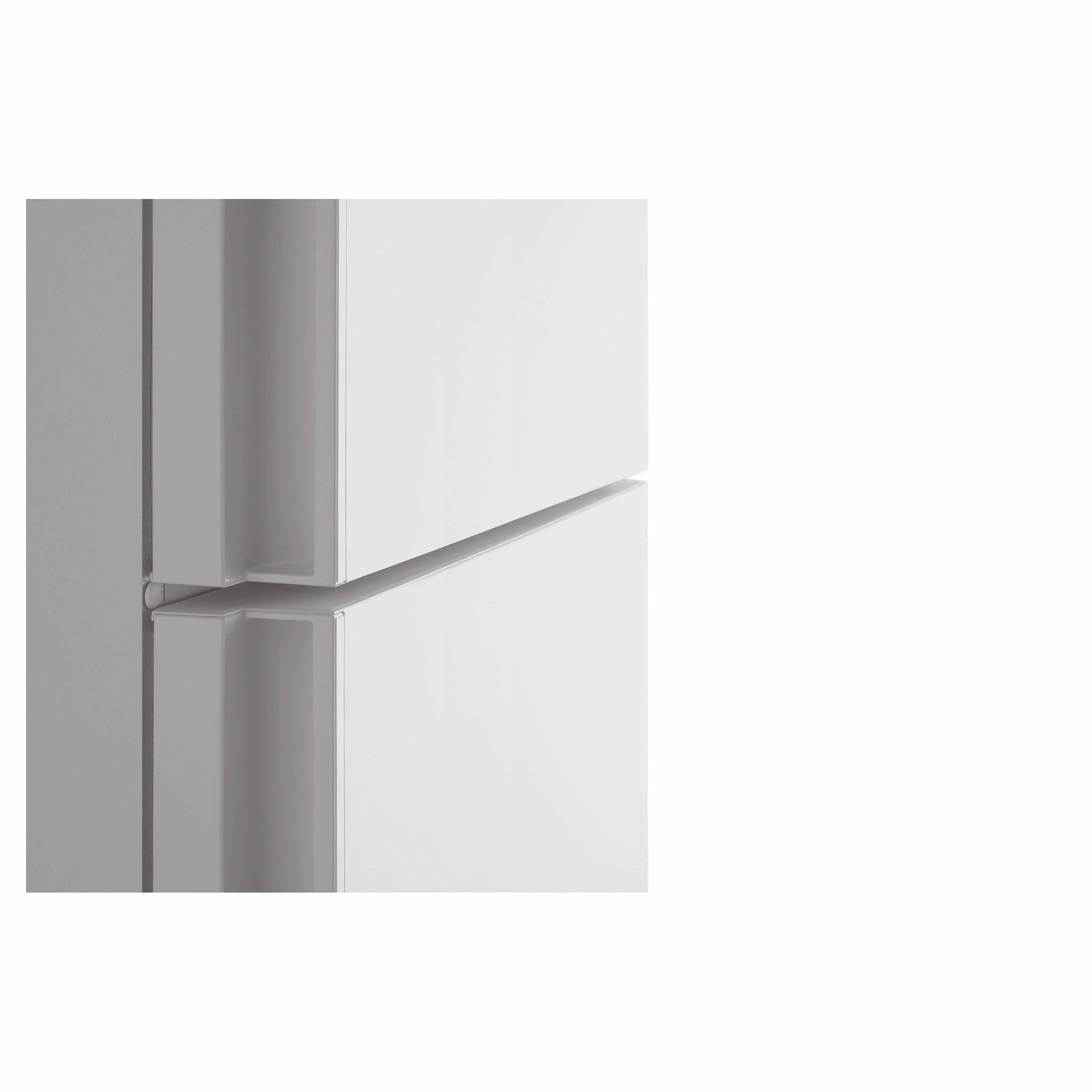 Westinghouse 496L Bottom Freezer Fridge - White WBE5300WCR, Door Close-Up View