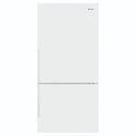 Westinghouse 496L Bottom Freezer Fridge - White WBE5300WCR, Front View
