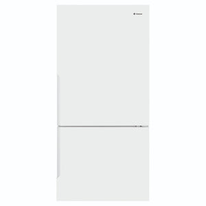Westinghouse 496L Bottom Freezer Fridge - White WBE5300WCR, Front View