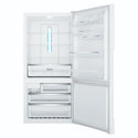 Westinghouse 496L Bottom Freezer Fridge - White WBE5300WCR, Front View With Door Open