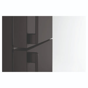 Westinghouse 496L Bottom Mount Frost Free Fridge - Dark Stainless Steel WBE5304BCR, Door Handle Close-Up View 