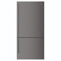 Westinghouse 496L Bottom Mount Frost Free Fridge - Dark Stainless Steel WBE5304BCR, Front View