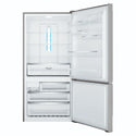 Westinghouse 496L Bottom Mount Frost Free Fridge Right Hinge - Stainless Steel WBE5304SCR, Front View With Door Open