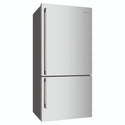 Westinghouse 496L Bottom Mount Frost Free Fridge Right Hinge - Stainless Steel WBE5304SCR, Right Side View