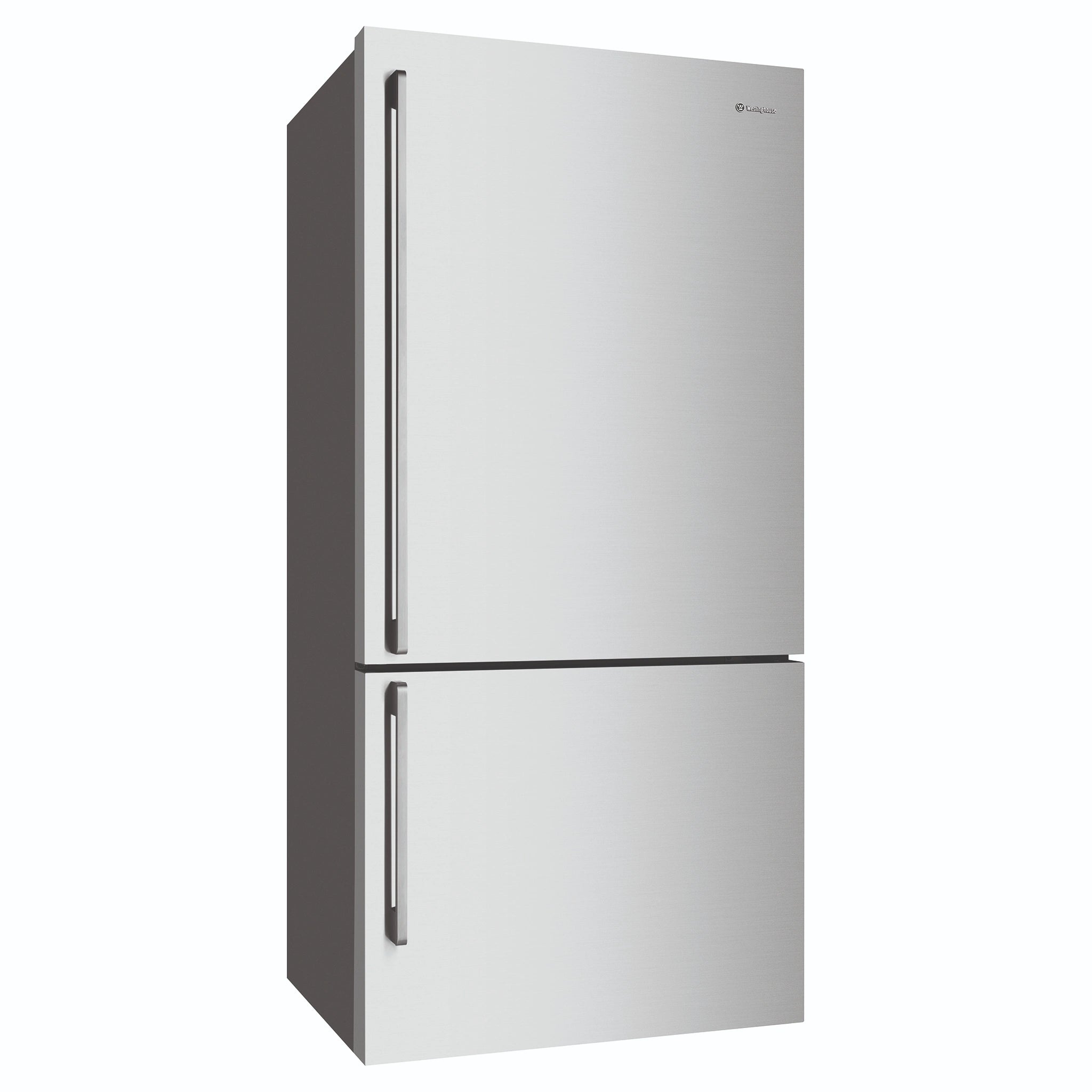 Westinghouse 496L Bottom Mount Frost Free Fridge Right Hinge - Stainless Steel WBE5304SCR, Right Side View