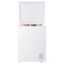 Westinghouse 145L White chest freezer WCM1400WE , Open Door With Food