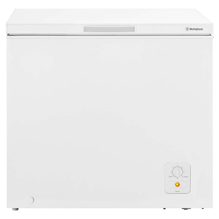 Westinghouse 200L White chest freezer WCM2000WE, Front View