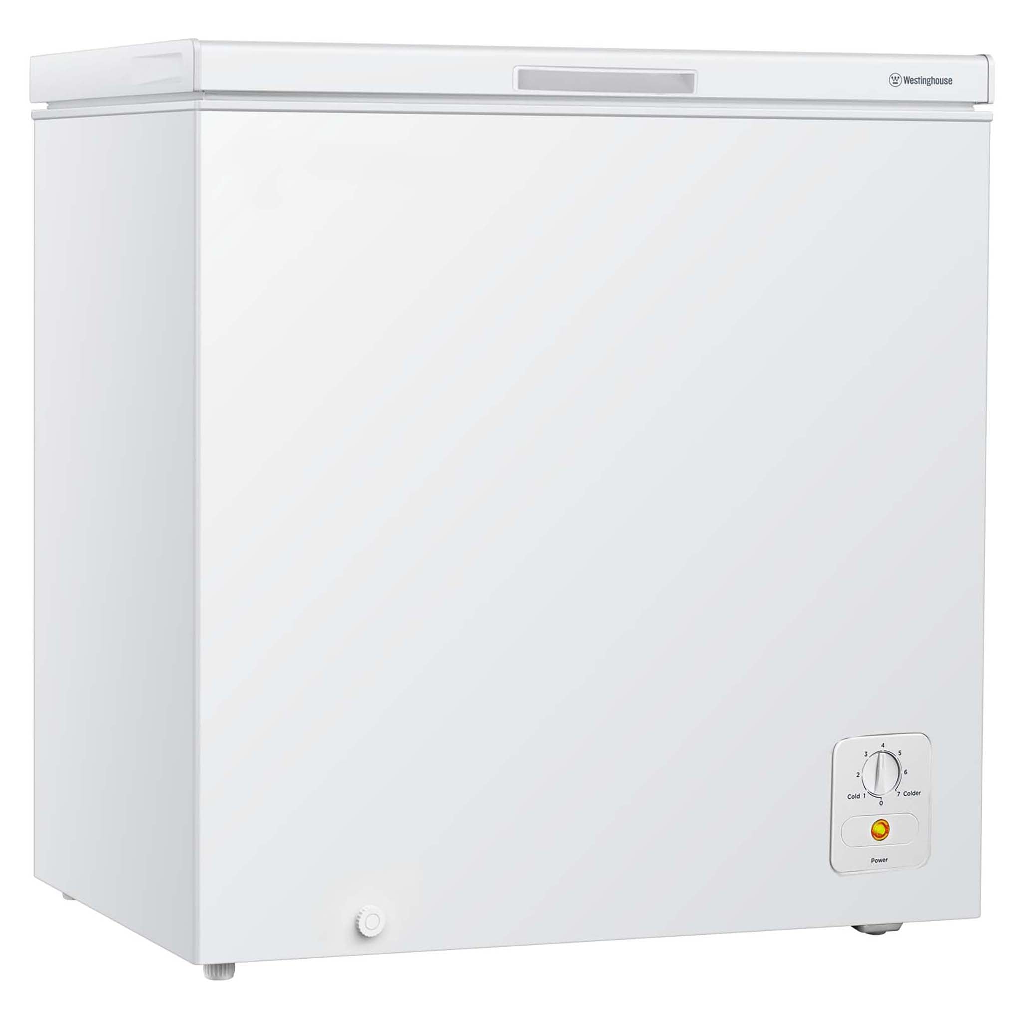 Westinghouse 200L White chest freezer WCM2000WE, Right Side View