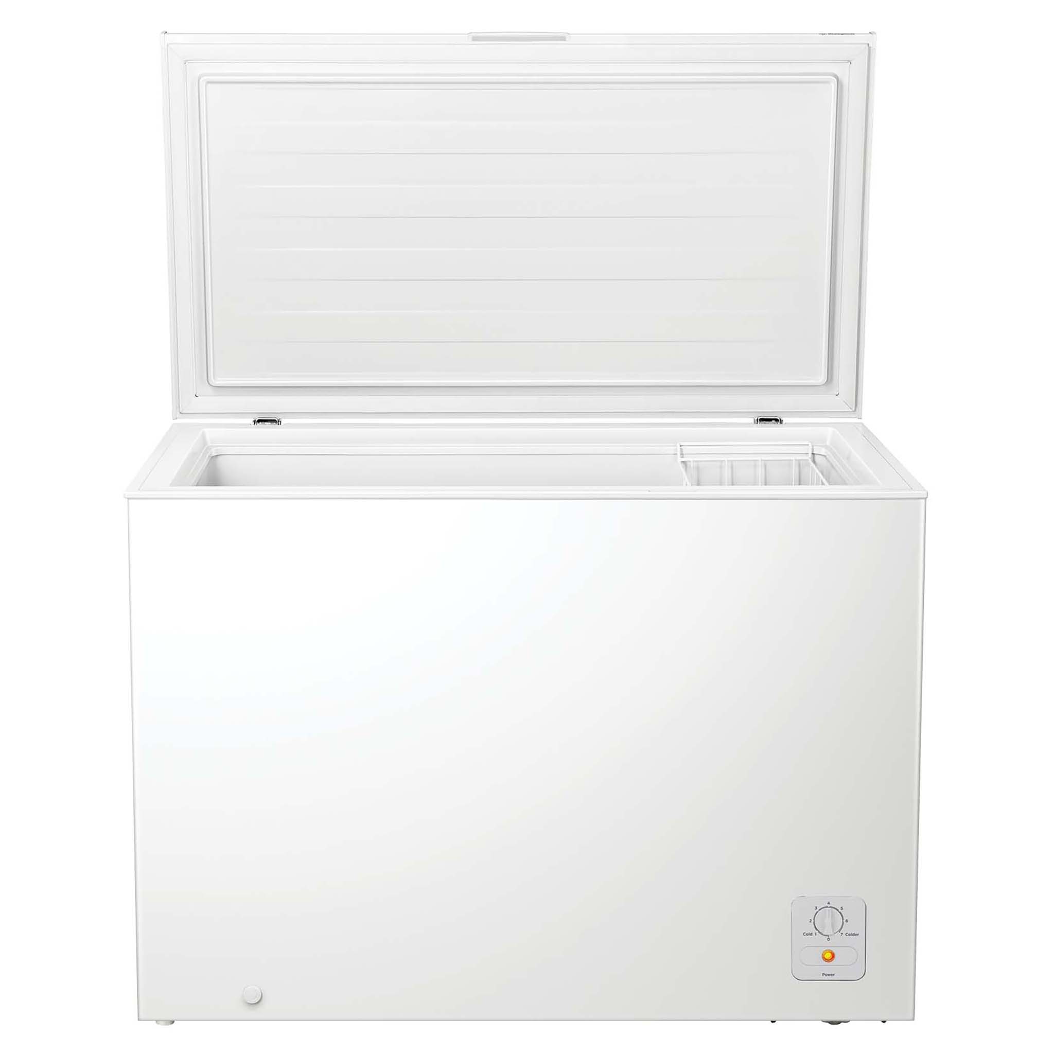 Westinghouse 300L White Chest Freezer WCM3000WE, Open Door View