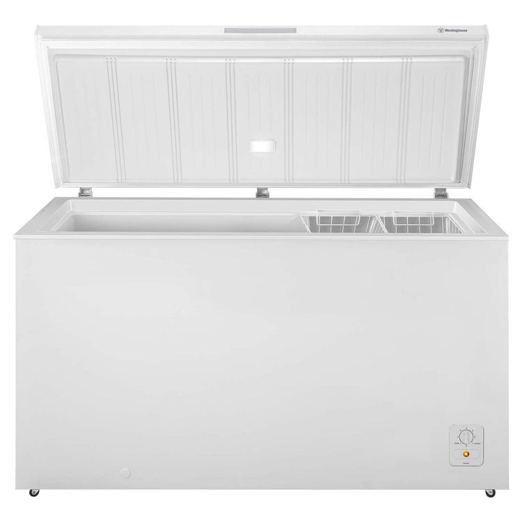 Westinghouse 500L White Chest Freezer WCM5000WE, Open Door View