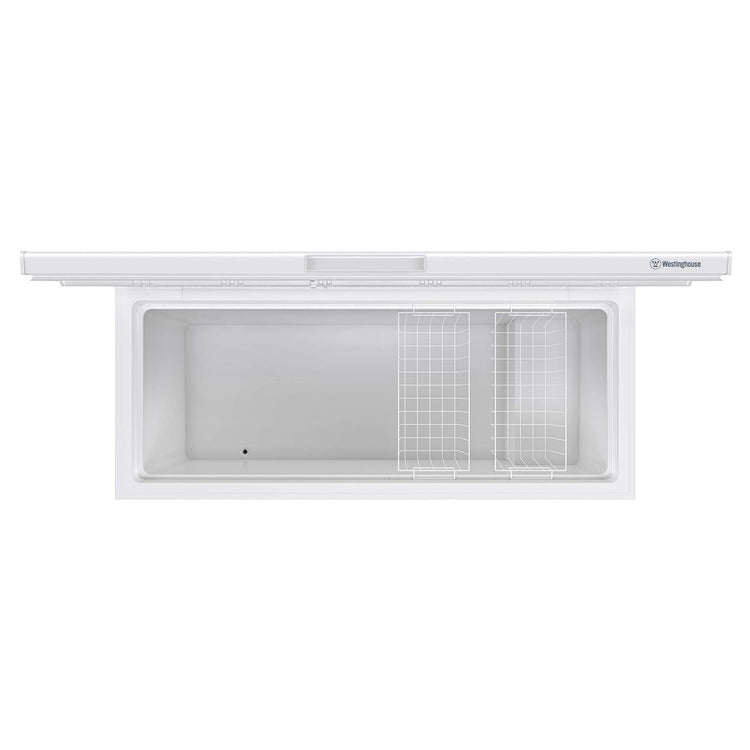 Westinghouse 500L White Chest Freezer WCM5000WE, Open Top View