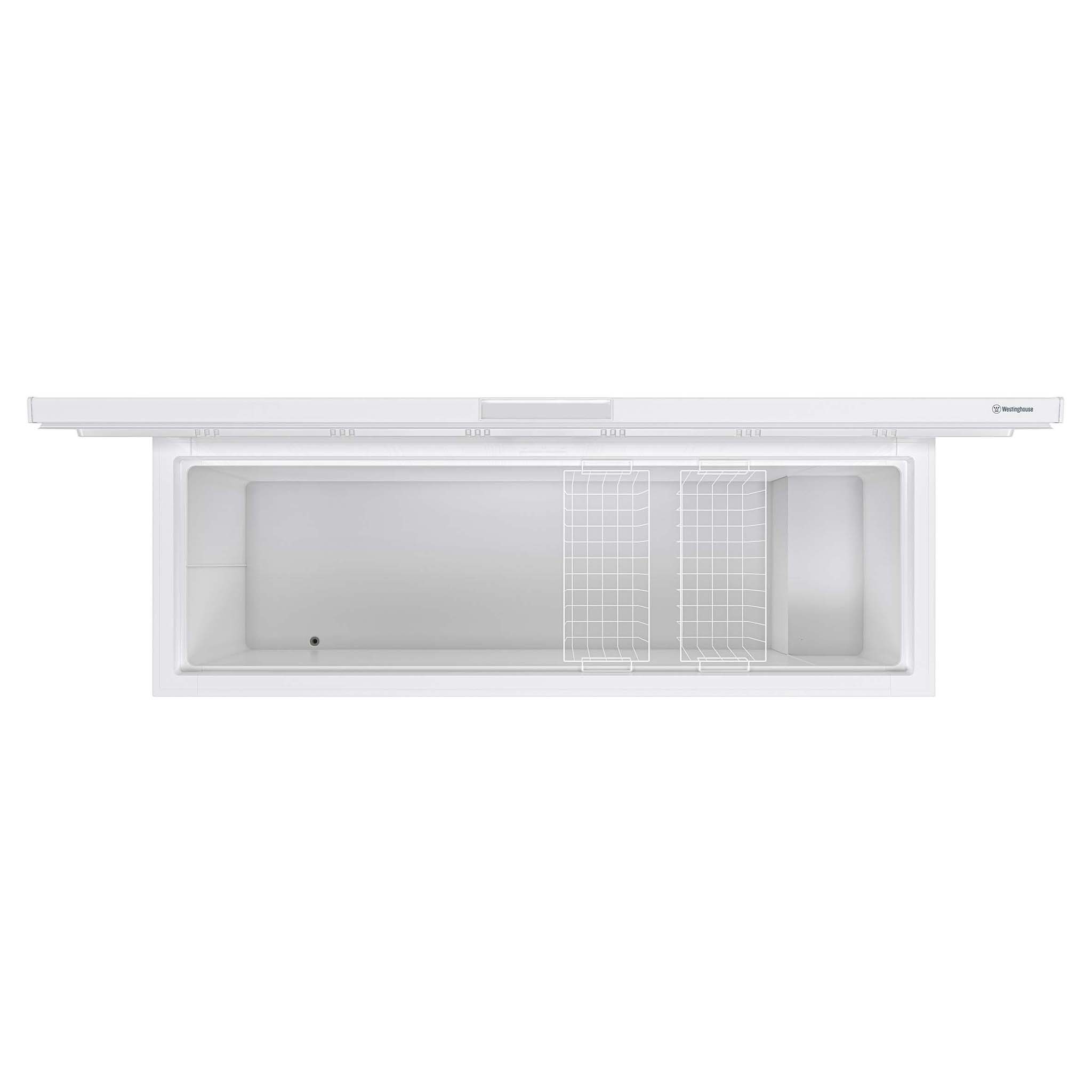 Westinghouse 702L White Chest Freezer WCM7000WE, Open Top View