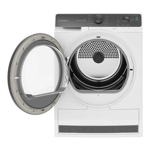 Westinghouse 8kg EasyCare 500 Series Condenser Dryer WDC804M5WA, Front View With Door Open