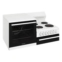 Westinghouse White Elevated Electric Oven WDE132WCL, Left View
