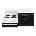 Westinghouse White Elevated Electric Oven WDE132WCR, Front View