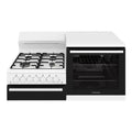 Westinghouse 4-Zone Elevated Natural Gas Conventional Oven WDG110WCNGR, Front View