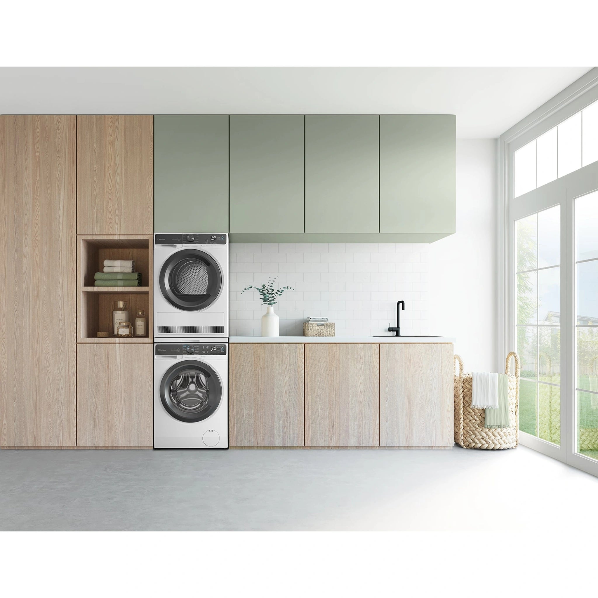 Westinghouse 8kg EasyCare 500 Series Heat Pump Dryer WDH804N7WA, Lifestyle 2