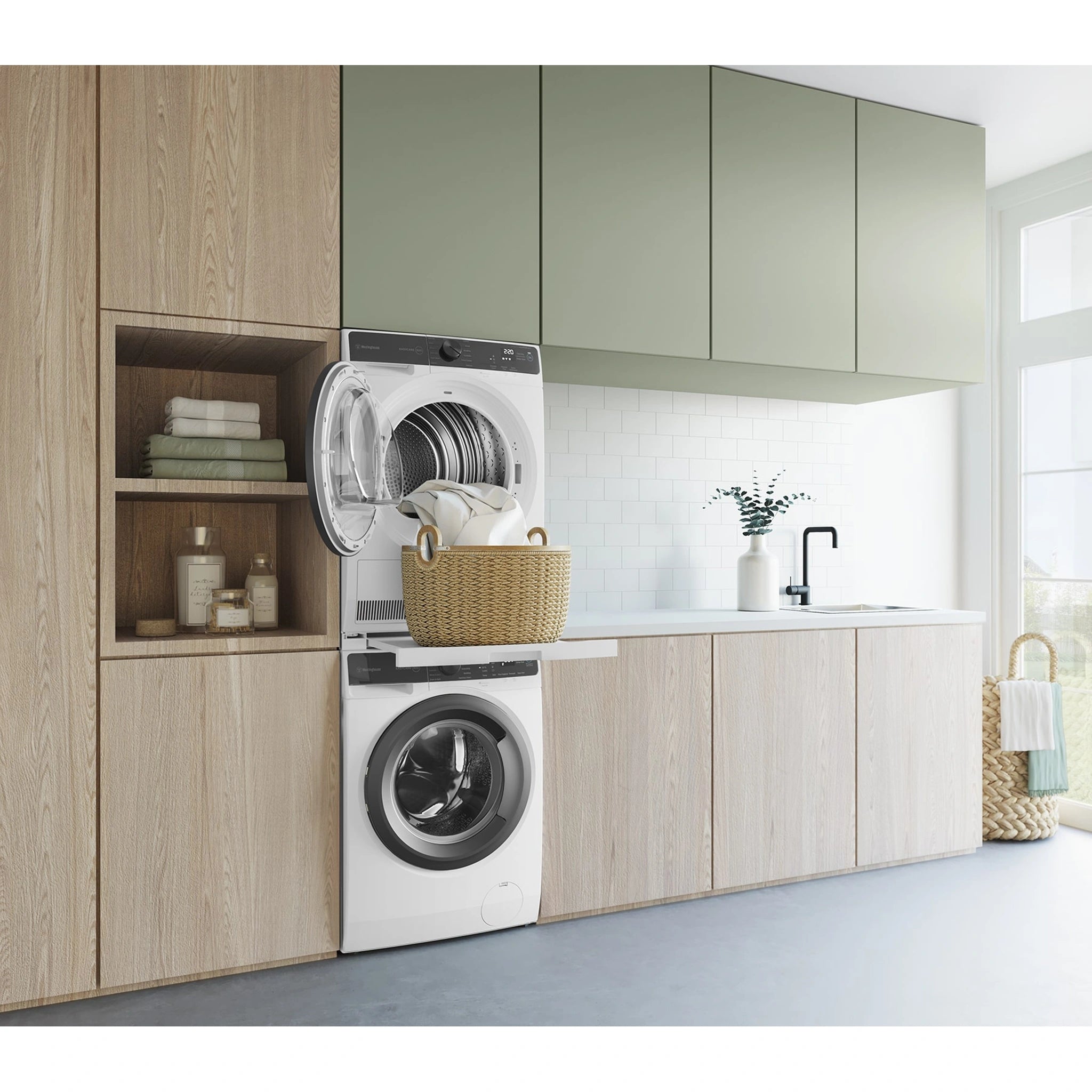 Westinghouse WDH804N7WA 8kg EasyCare 500 Series Heat Pump Dryer