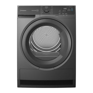 Westinghouse 8kg EasyCare 700 Series Heat Pump Dryer WDH804N8SA, Front View