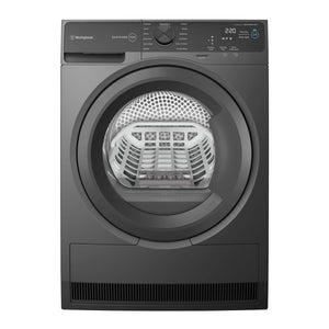 Westinghouse 8kg EasyCare 700 Series Heat Pump Dryer WDH804N8SA, Front View 2