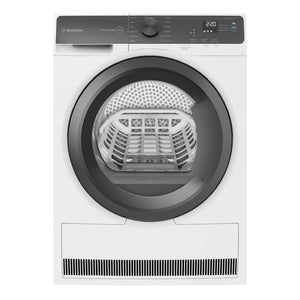 Westinghouse 8kg EasyCare 700 Series Heat Pump Dryer WDH804N8WA, Front View 2