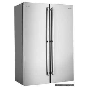 Westinghouse 254L Stainless-Steel Upright Frost-Free Freezer WFB2804SA, Close Door View