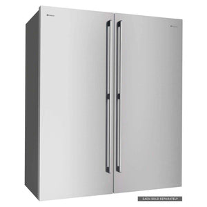 Westinghouse 388L Charcoal Grey Column Freezer WFB4204SCL, Close Door View