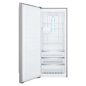 Westinghouse 388L Charcoal Grey Column Freezer WFB4204SCL, Open Door View