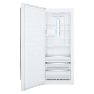Westinghouse 388L White Left-Hinge Column Freezer WFB4204WCL, Open Door View