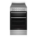 Westinghouse 54cm Freestanding Electric Oven with Ceramic Cooktop WFE542SC, Front View