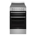 Westinghouse 54cm Freestanding Electric Oven with Ceramic Cooktop WFE542SC, Front View
