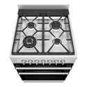 Westinghouse 60cm Freestanding Electric Oven with Gas Cooktop WFE612SC, Top View