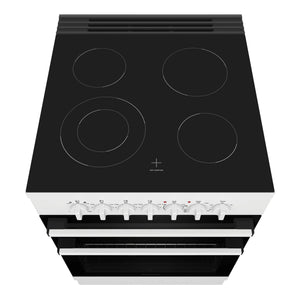 Westinghouse 4 Zones Freestanding Electric Oven – White WFE642WCB, Top View